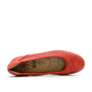 Ballerines Rouge Femme RELIFE Hygeno vue 4