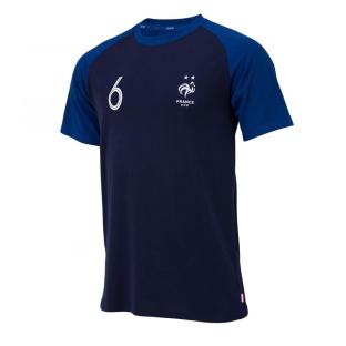 Pogba T-shirt Fan Bleu Enfant Equipe de France pas cher