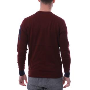 PULL OVER Bordeaux HOMME HUNGARIA R NECK EDITION vue 2