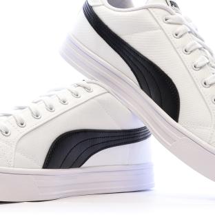 Baskets Blanches Homme Puma Smash Vulc vue 7