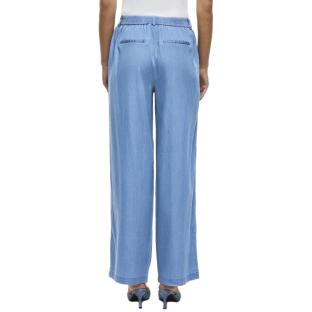Pantalon fluide Bleu Femme Vila Vibista vue 2