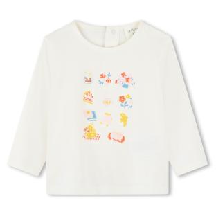 T-shirt Ecru Bébé Fille Carrément Beau Y30218 vue 0