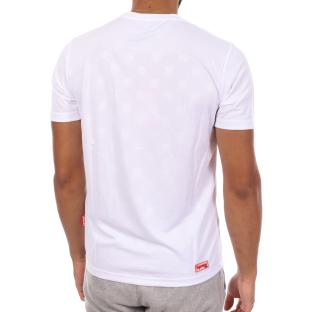 T-shirt Blanc Homme Supreme Grip Leaves vue 2