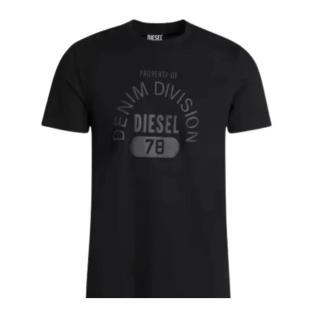 T-Shirt Noir Homme Diesel A12248 pas cher