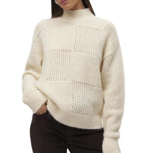 Pull Écru Femme Vero Moda Moon pas cher