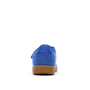 Baskets Bleu/Jaune Garçon Adidas Court vue 3