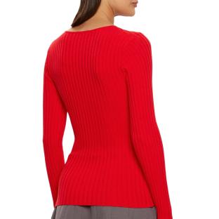 Pull Rouge Femme Morgan MGANZA vue 2