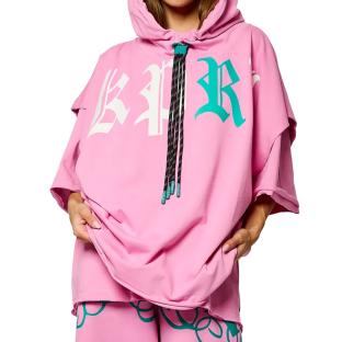 Sweat Rose/Vert Homme Kaporal VANK pas cher