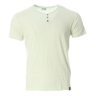 T-shirt Vert Homme Paname Brothers TAZIO pas cher