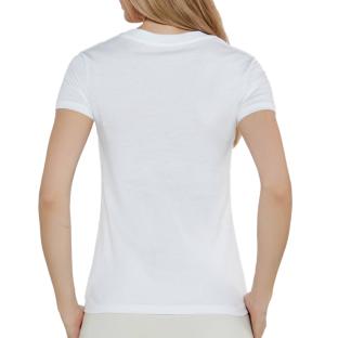 T-shirt Blanc Femme Calvin Klein Jeans Gradient vue 2