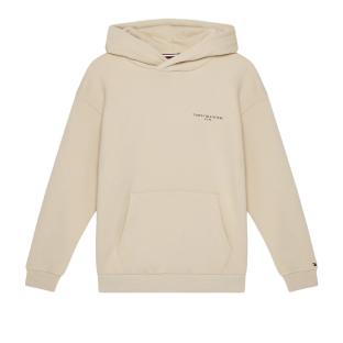 Sweat Beige Garçon Tommy Hilfiger Mini Corp Hoodie pas cher