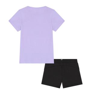 Ensemble Noir/Violet Fille Puma Graphic vue 2