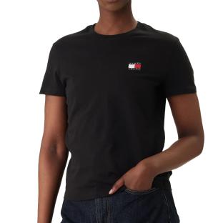 T-Shirt Noir Femme Tommy Hilfiger Tjw Reg vue 0