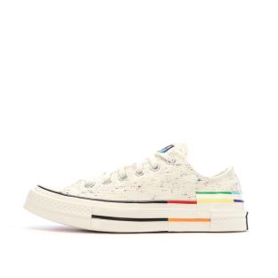 Baskets Blanches Mixte Converse Chuck 70 A06030C pas cher