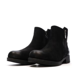 Bottines Noires Femme Chattawak 8-Vamp vue 6