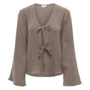 Blouse Taupe Femme JDY Theis Life vue 0