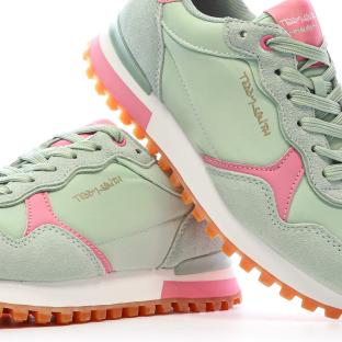 Baskets Verte/Rose Femme Teddy Smith 120515 vue 0