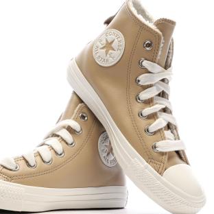 Baskets Beiges Femme Converse Chuck Taylor All Star vue 7