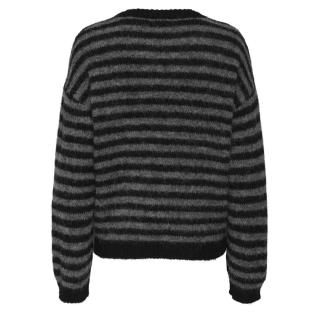 Pull Noir/Gris Femme JDY Zoey vue 2
