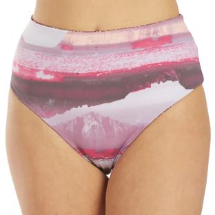 Bas de maillot de bain Bordeaux Femme Nike Reversible vue 3