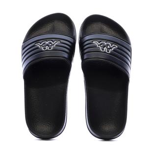 Claquettes Noir Garçon Kappa Logo Sarty Kid vue 2