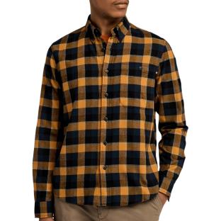 Chemise à Carreaux Marine/Camel Homme Timberland Solucell Buffalo vue 0