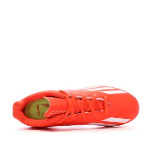 Chaussures de Foot Orange Junior Adidas X Crazyfast Club FxG vue 0
