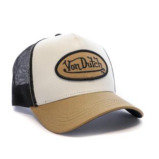 Casquette Noir/Blanc/Beige Homme Von Dutch CLA vue 2