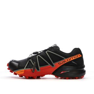 Chaussures de randonnées Noires/Rouges Homme Salomon Speedcross pas cher