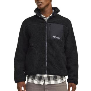 Veste Polaire Noir Homme Jack & Jones Teddy pas cher