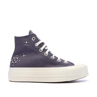 Baskets Marine Femme Converse Chuck Taylor All Star Lift vue 2