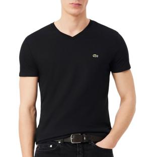 T-Shirt Noir Homme Lacoste TH5077 vue 0