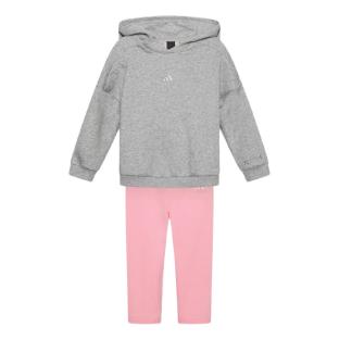 Ensemble Gris/Rose Fille Adidas HN3483 pas cher
