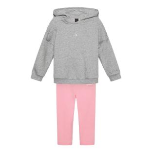 Ensemble Gris/Rose Fille Adidas HN3483 pas cher