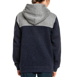 Sweat à capuche Marine Garçon Quiksilver Kelblozipyth vue 2