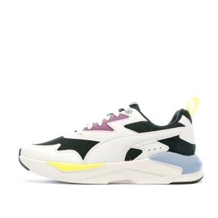 Baskets Blanches/Jaune/Noir Homme Puma X-Ray Lite pas cher