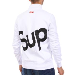 Veste Zippée Blanche Homme Supreme Grip Susy vue 2