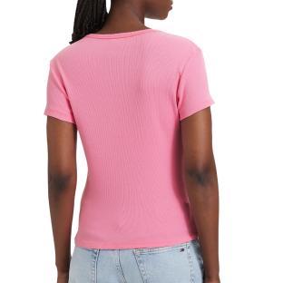T-shirt Rose Femme Tommy Hilfiger Slim vue 0