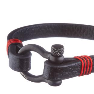 Bracelet Noir/Rouge Homme Geographical Norway 315061 vue 3