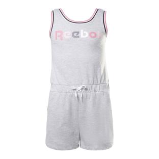 Combishort Grise Fille Reebok Rainbow pas cher