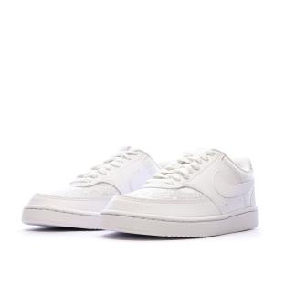 Baskets Blanches Femme Nike Court Vision vue 6