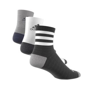 x3 Paires de Chaussettes Grises/Noires Femme Adidas HN5736 vue 2
