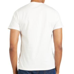 T-shirt Blanc Homme Pepe jeans Wesley vue 2