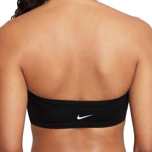 Haut de maillot de bain Noir Femme Nike Bandeau Bikini vue 2