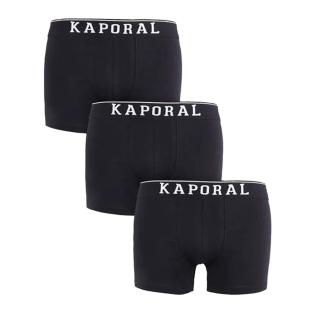 Lot x3 Boxers Noir/Blanc homme Kaporal QUADMH pas cher