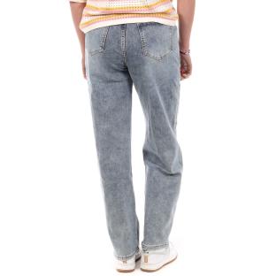 Jean Droit Bleu Moyen Femme Monday Premium 109 vue 0