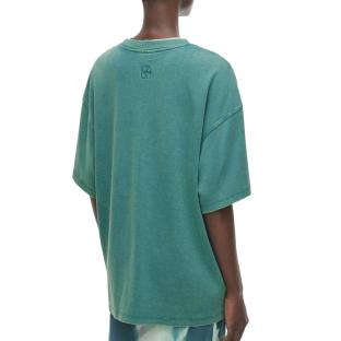 T-Shirt Vert/Bleu Femme Rouge Edit Rousophia vue 0