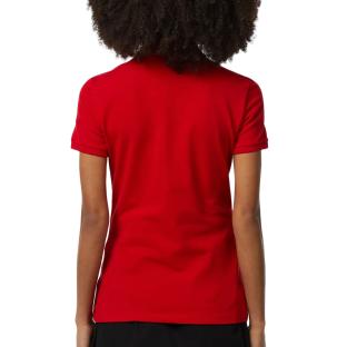 Polo Rouge Femme Lacoste PF5462 vue 2