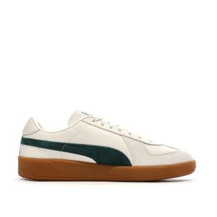 Baskets Blanc/Vert Mixte Puma Army Trainer vue 2