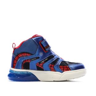 Baskets Bleu/Rouges Garçon Geox Grayjay vue 2